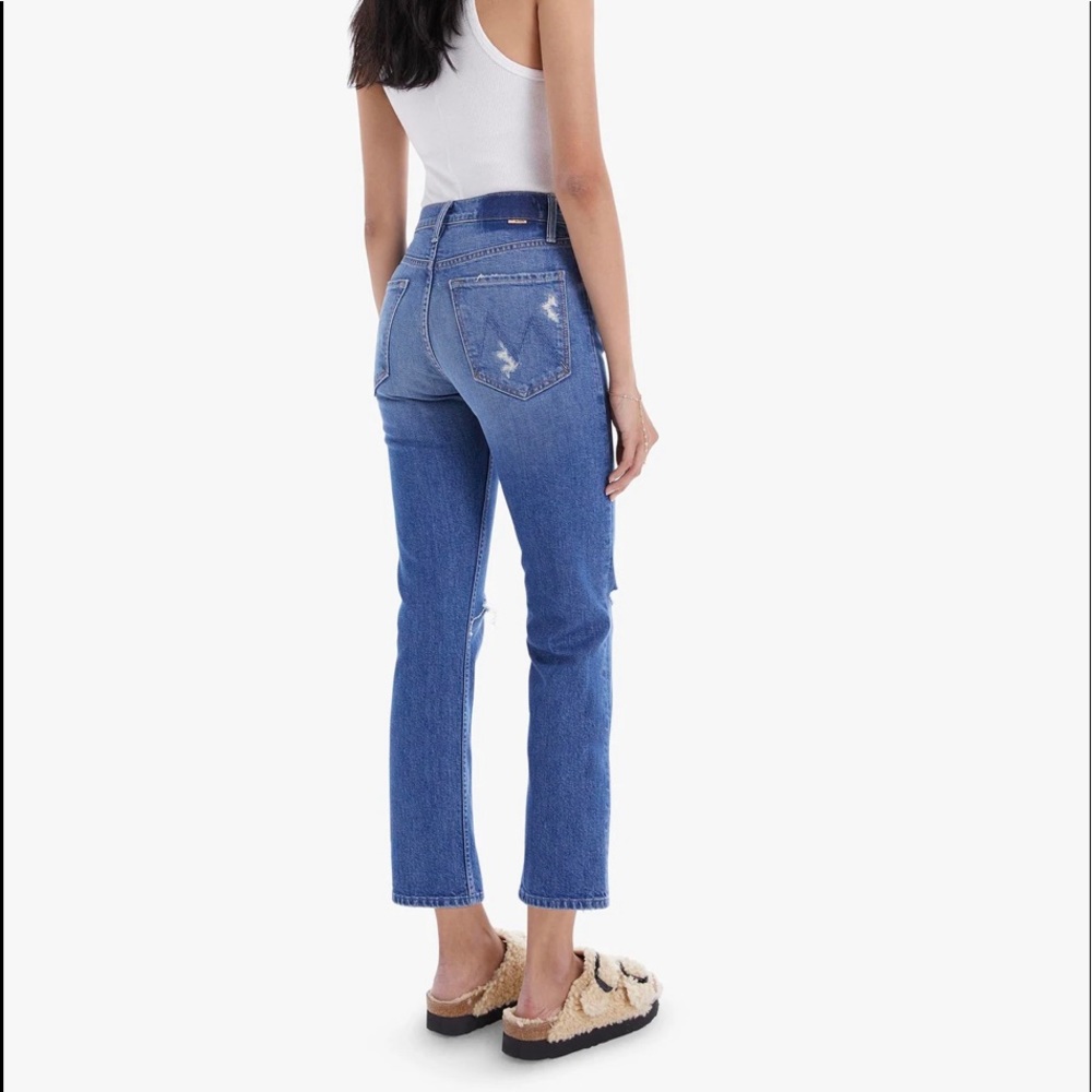 NWOT MOTHER Superior Distressed Tomcat Jeans, Size 27.